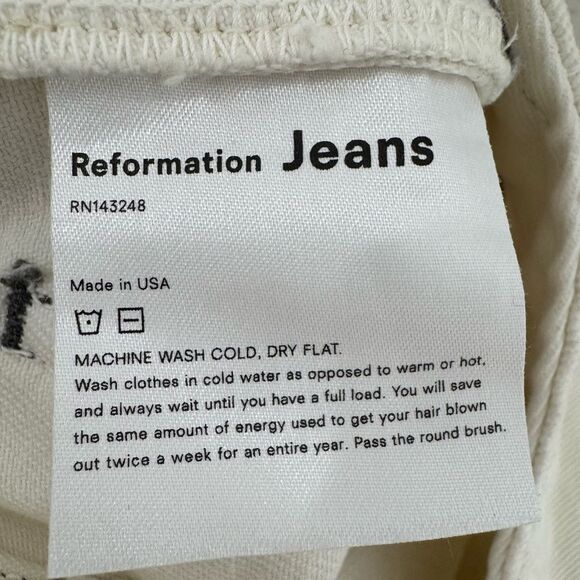 Reformation Eloise High Rise Wide Leg Jeans - Picture 13 of 15